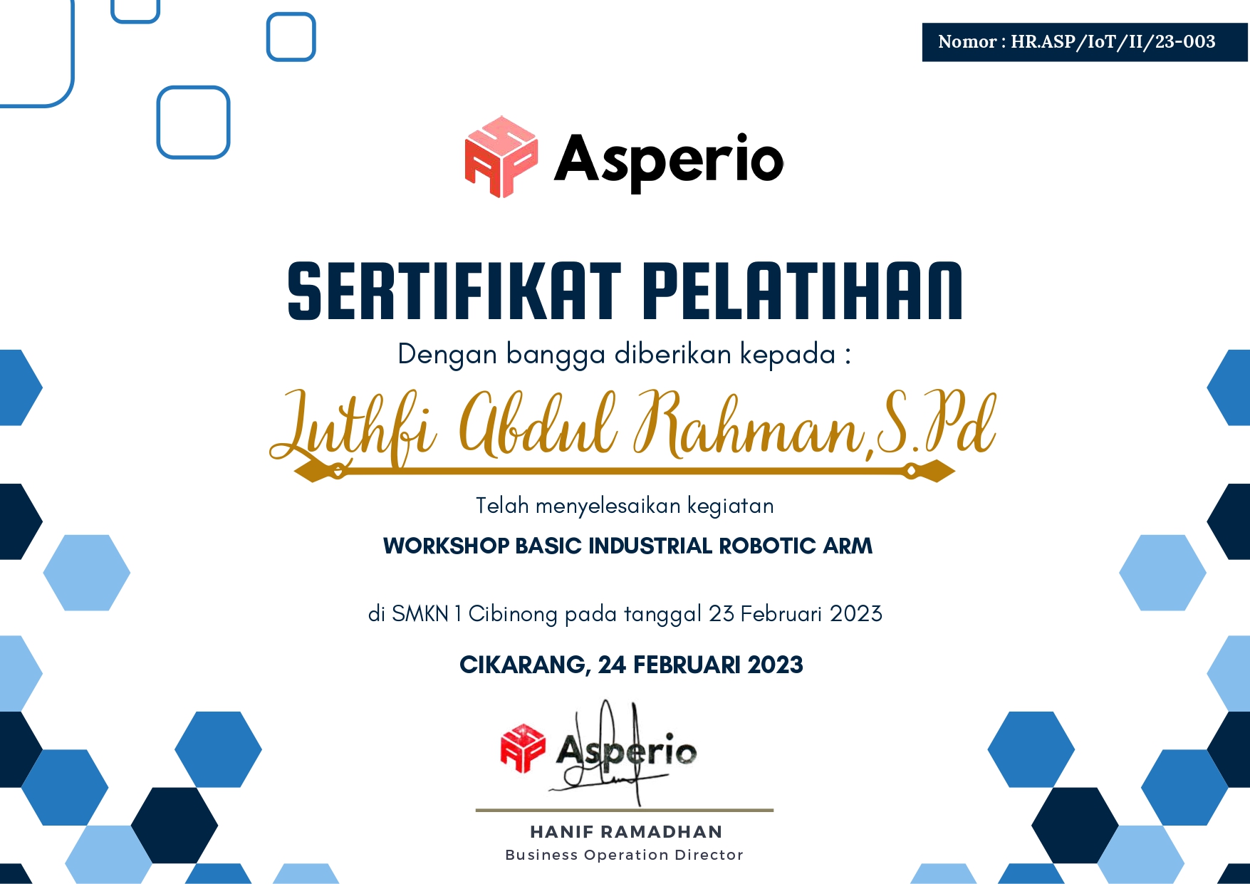 Sertifikat 14